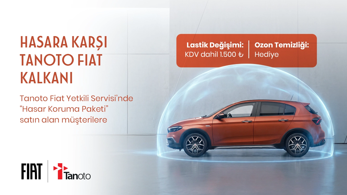 Hasar Koruma Paketi ile Lastik Değişimi 1.500 TL, Ozon Temizliği Hediye